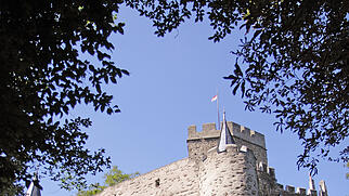 Eine imposante Burgruine